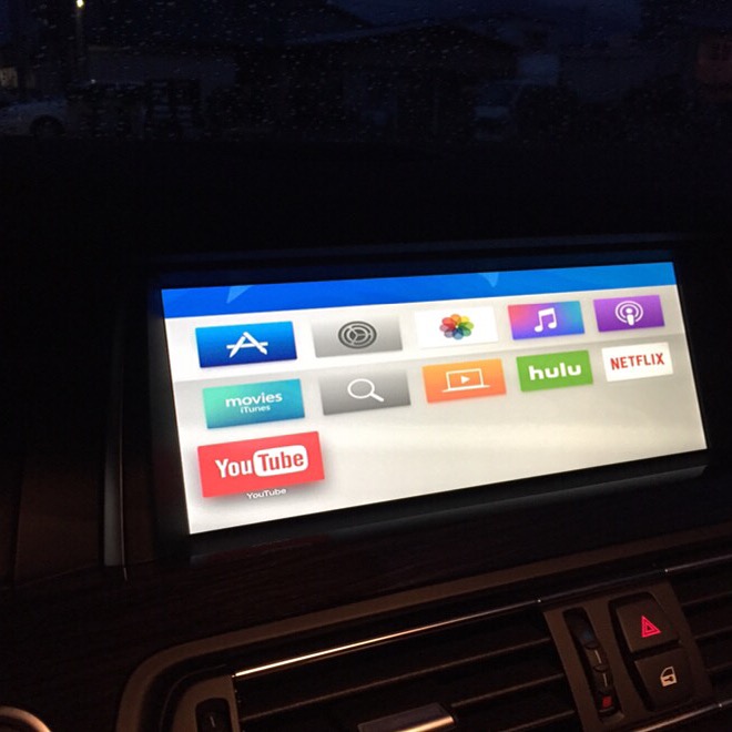 Bmw F11 エアプレイ Apple Airplay Idrive画面で動画ワイヤレス再生 デンコー自動車機器